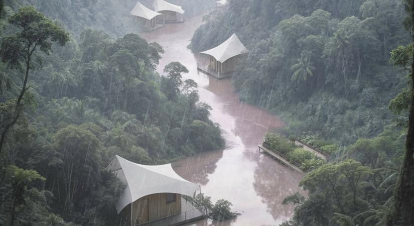 A „Rising With The River” off-grid Microhome projekt