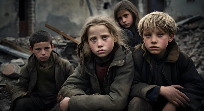 Negyvenöt erőszakkal kitelepített ukrán gyermeket találtak