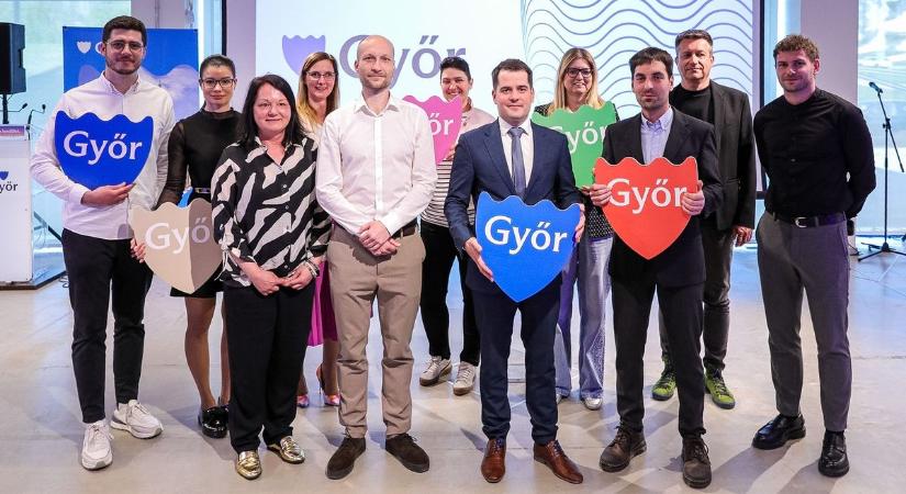 Bemutatták Győr megújult arculatát, fotókon és videón az új logó