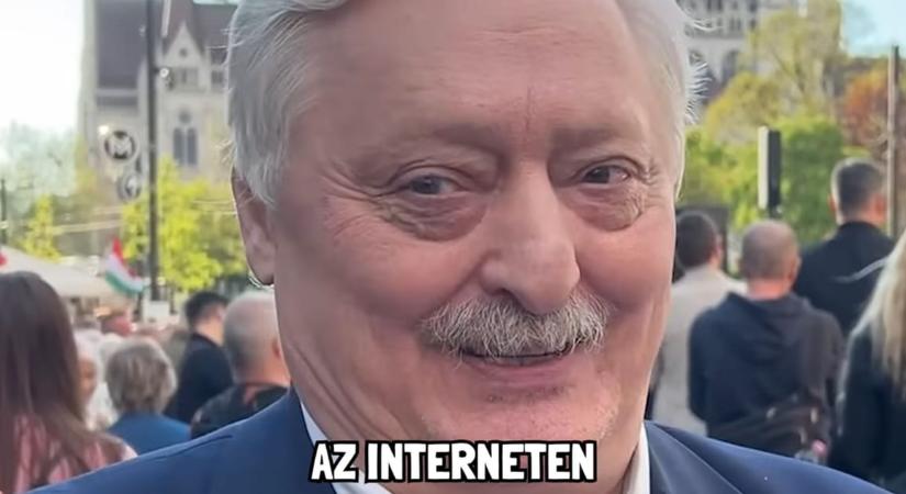 A tangóvonaton nincsen fék, megzenésítették, amint Gajdics Ottó elpanaszolja, hogy belőle hülyét csináltak az interneten
