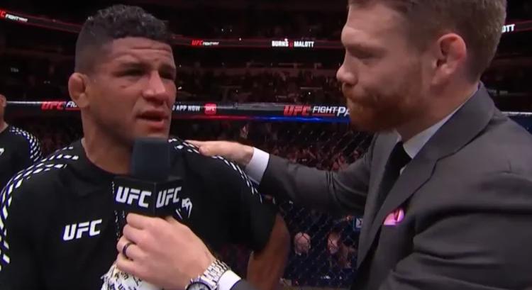 Gilbert Burns nem tervezett még visszavonulni – a meccs után azonnal döntött