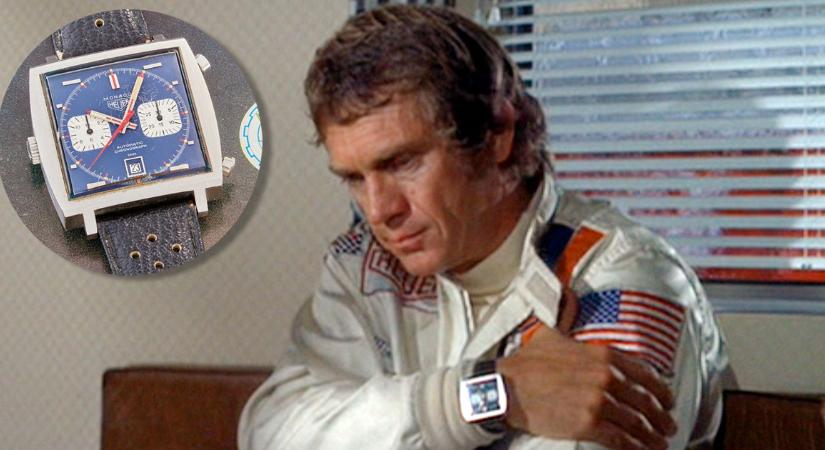 Steve McQueen a vásznon viselte ezt a Heuer Monacót