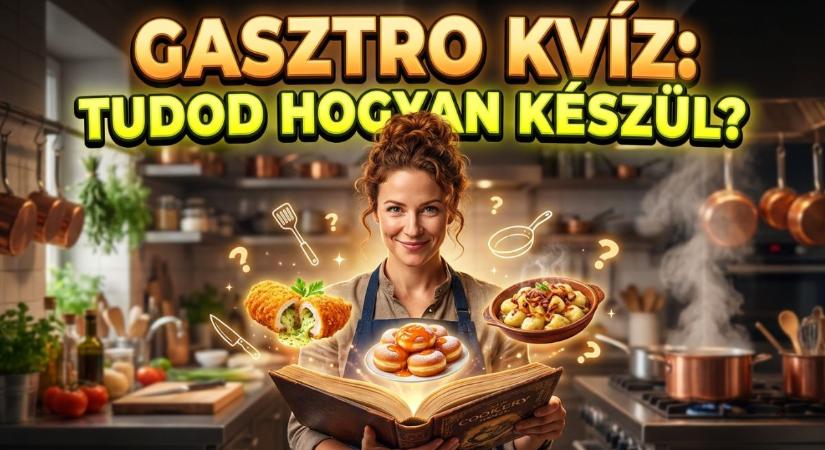 Gasztro kvíz: Tudod hogyan készül valami pékné módra, vagy milyen töltelék a kijevi?