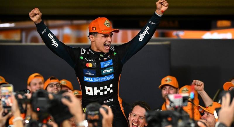 Laureus-díjjal jutalmazták Norris F1-es világbajnoki szezonját