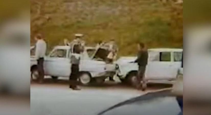 Retró videón a korabeli balesetek az M1-es autópályán