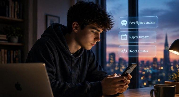 Milyen jót chateltél a gyerekeddel! Kár, hogy nem is ő volt az...