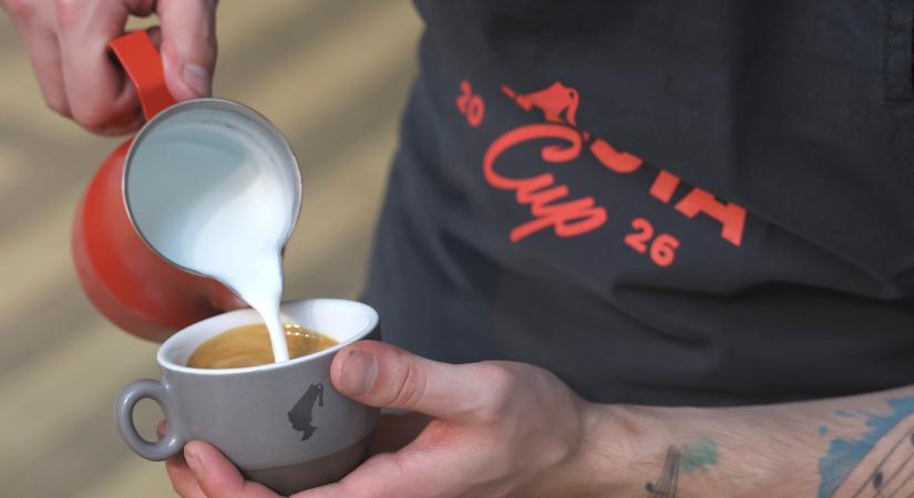 Ő képviseli Magyarországot a nemzetközi barista versenyen