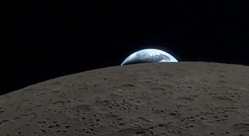 Fantasztikus videót posztolt a földlementéről a NASA a Holdat megkerülő űrhajósa
