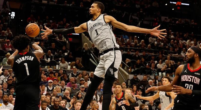 Sohasem látott fölénnyel lett Wembanyama az NBA-idény legjobban védekező játékosa