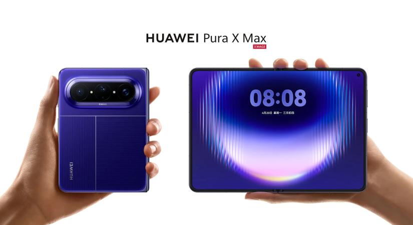 Vékonyabb, erősebb, nagyobb, bemutatkozott a Huawei Pura X Max