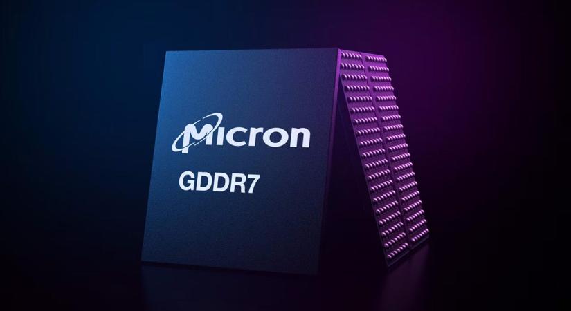 Már a Micron is kínál 24 Gb-es GDDR7-es memóriachipeket – 28 GT/s és 32 GT/s sebességű példányok jelentek meg