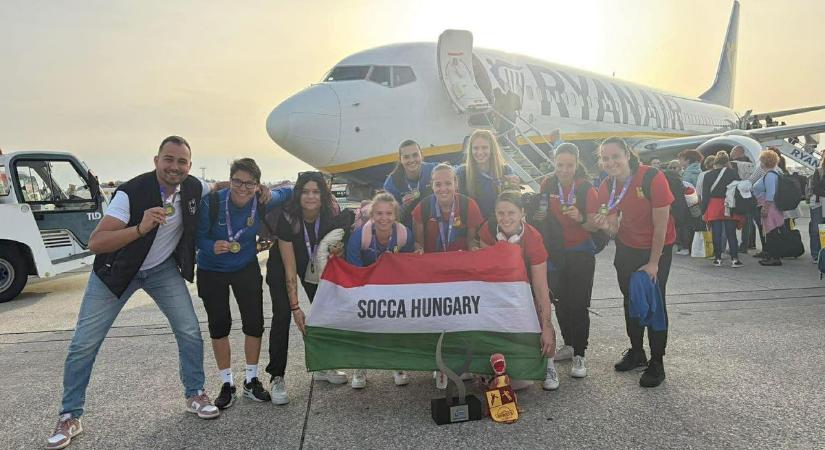 A Környe SE hazaúton – Bajnokok Ligája trófeával egyenesen Potóból