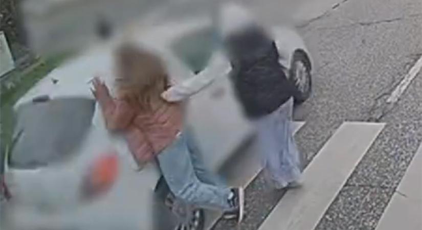 Drámai videó Veszprémből, őrangyalok vigyáztak a gyalogosokra