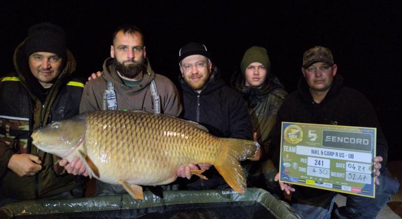 Egy esélytelennek tartott térségből emelték ki az eddigi legnagyobb pontyot az IBCC-n