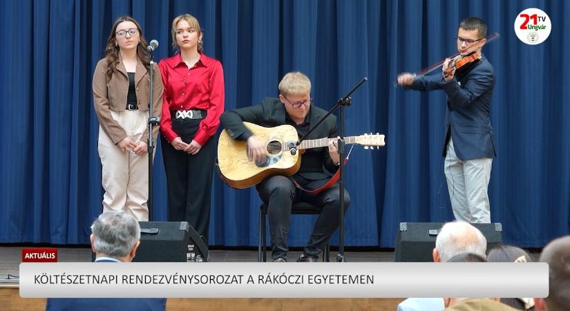 Aktuális (2026.04.21) Költészetnapi rendezvénysorozat a Rákóczi egyetemen (videó)