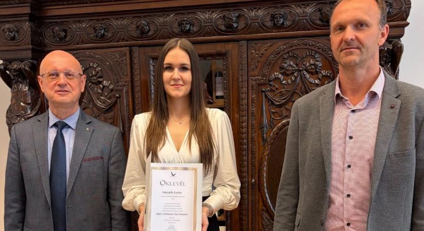 Vetőmagos támogatás a tehetségnek: Ösztöndíjat kapott a mosonmagyaróvári agrárhallgató