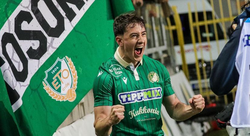 „Talán egy jó pontnak fel lehet írni” – két lábbal a földön maradt a Fradinak győztes gólt lövő Bánáti Kevin