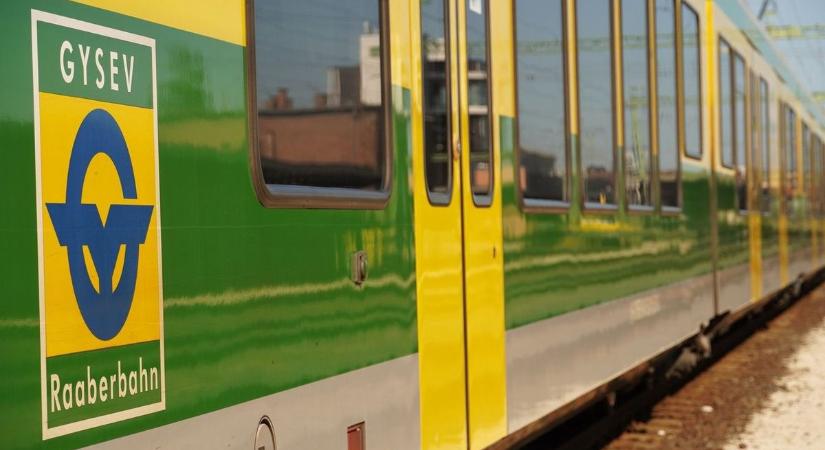 Baleset miatt nem közlekedik tovább a celldömölki vonat