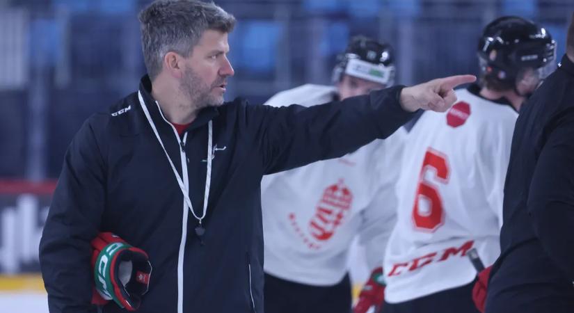 Jégkorong: kettéosztotta a vb-re készülő keretet a szakmai stáb