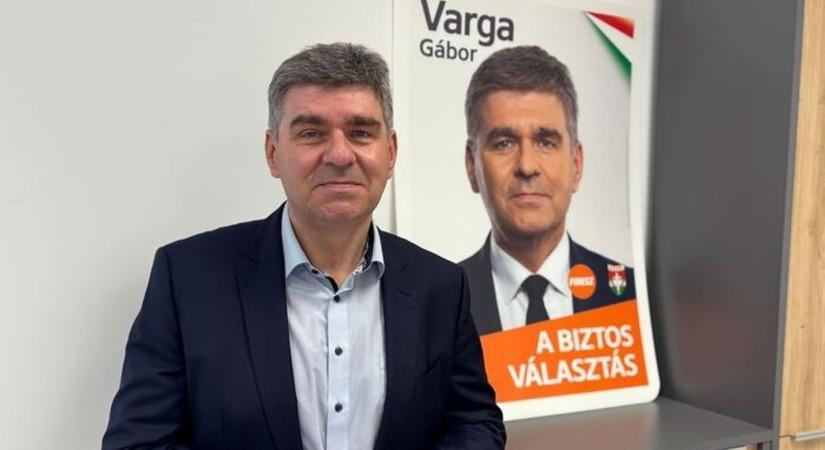 Varga Gábor köszönetet mondott a választók támogatásáért