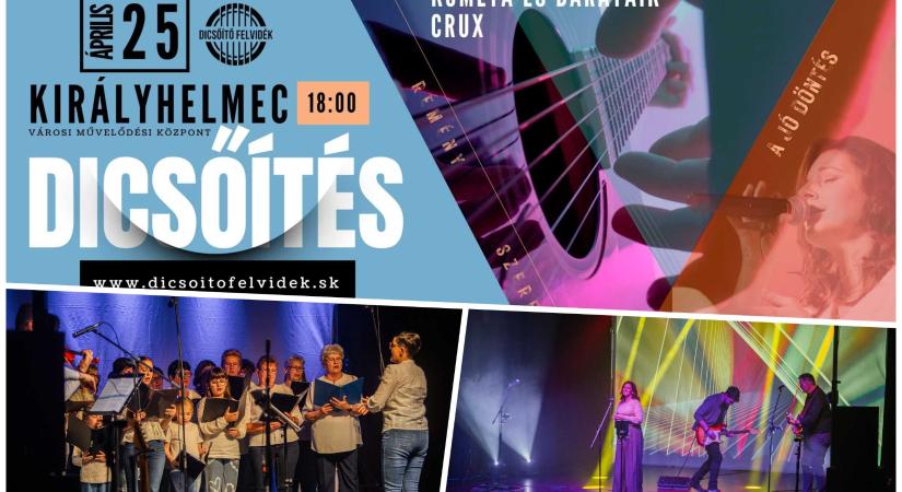 Ötödik alkalommal valósul meg a Dicsőítés Királyhelmecen