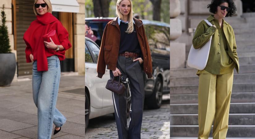 Ezért szeretünk bele a bő szárú nadrágba idén (is)