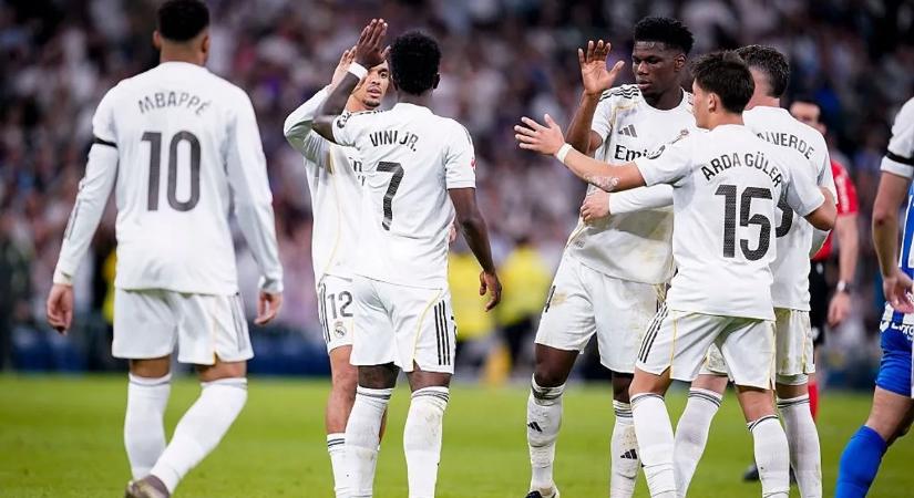 Mbappé és Vinícius Júnior góljával hozta a kötelezőt a Real Madrid
