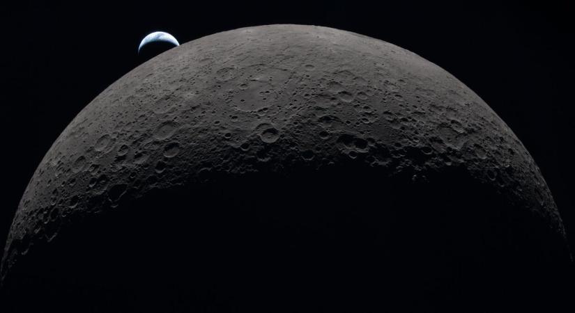 Egy iPhone-nal vették fel az Artemis–2 legdurvább videóját: így bukik le a Föld a Holdnál