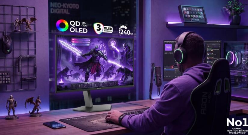 AGON PRO AG326UZD2: A 4K OLED gaming új generációja