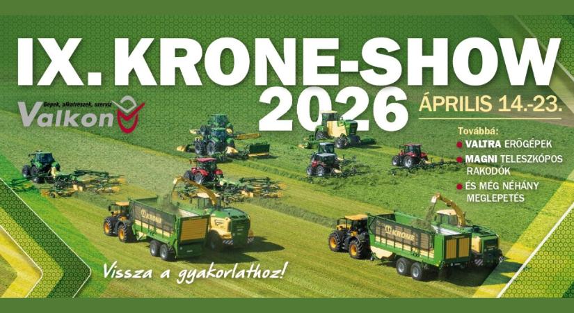 KRONE-SHOW 2026 – Jászárokszállás