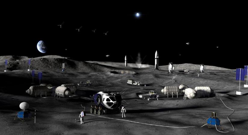 Új korszak jön: így épülhet az állandó bázis a Holdon (kép  videó)