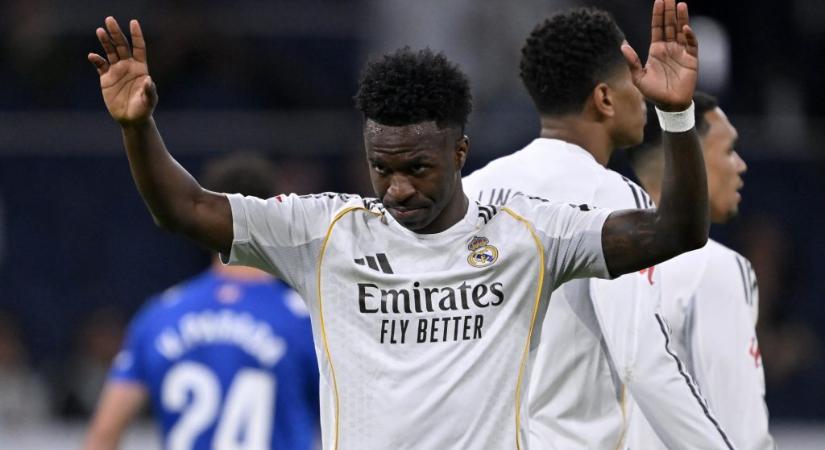 A kifütyült Vinícius nagy gólt lőtt, majd bocsánatot kért a Real-drukkerektől