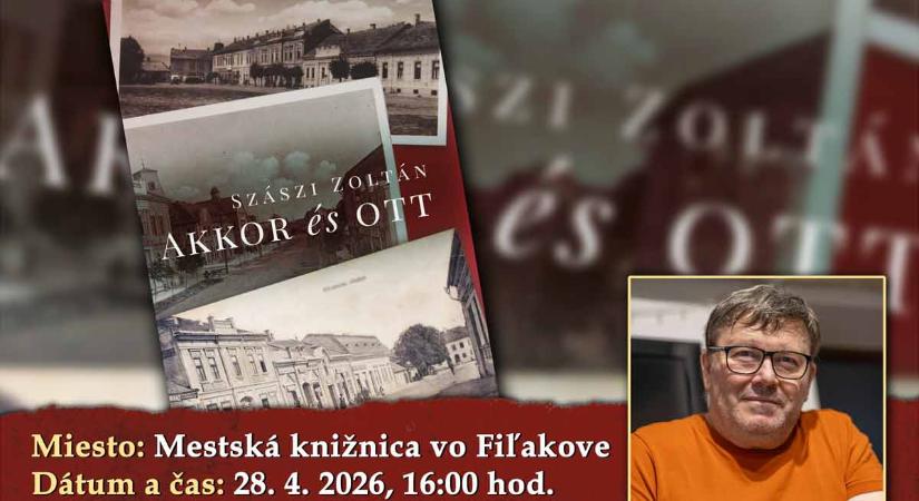 Szászi Zoltán Akkor és ott című könyvének bemutatója