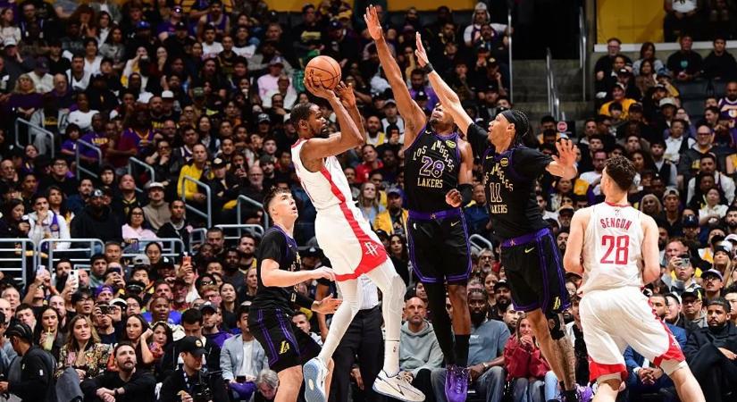 NBA: a Lakers másodszor is legyőzte a Houstont
