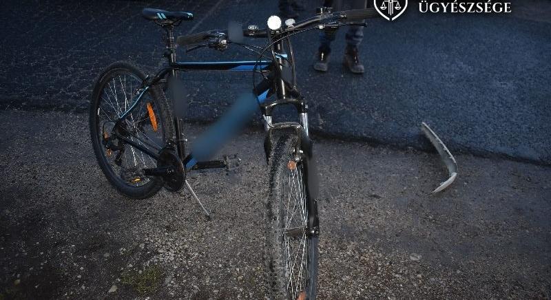 Elütötte a bicikliző gyereket, de rá sem hederített, lekapta a rendszámot és gyorsan elhajtott
