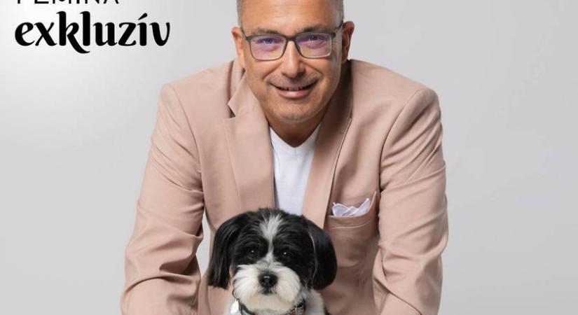 Sváby András tévésztár kutyájáról mesélt a Feminának: Karcsikáért rajonganak a nézők