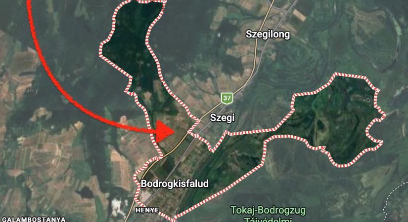 Összeütközött két autó Bodrogkisfaludnál