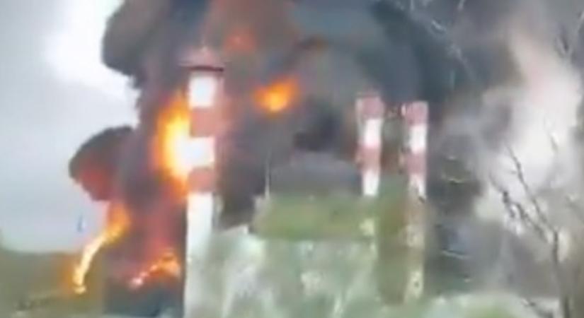 Dróncsapást mért az SZBU egy exportminőségű olajat előállító létesítményre Oroszországban – video