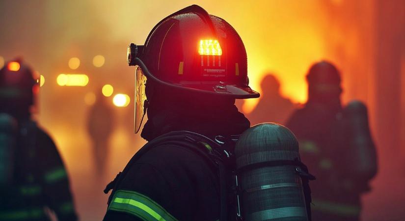 Furcsa baleset a zalai főúton: kigyulladt egy teherautó, ez volt az oka