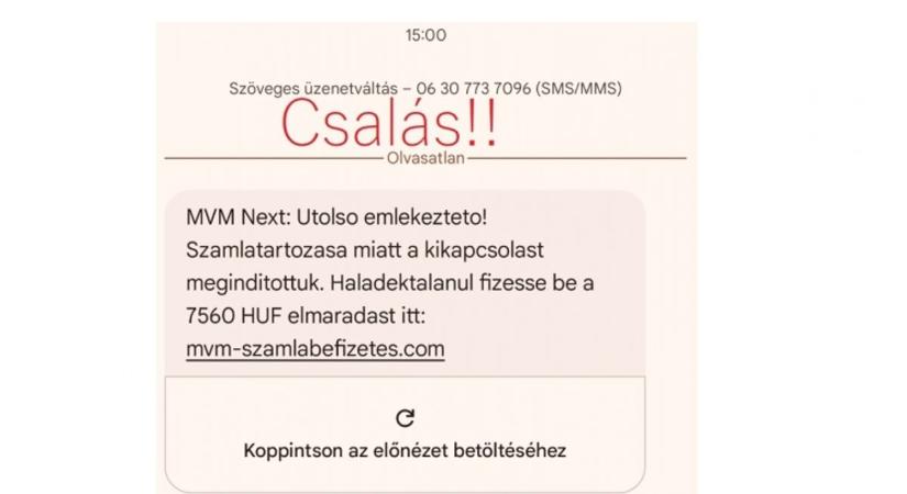 Durva átverés: ismét adathalász csalások terjednek az MVM Next nevében