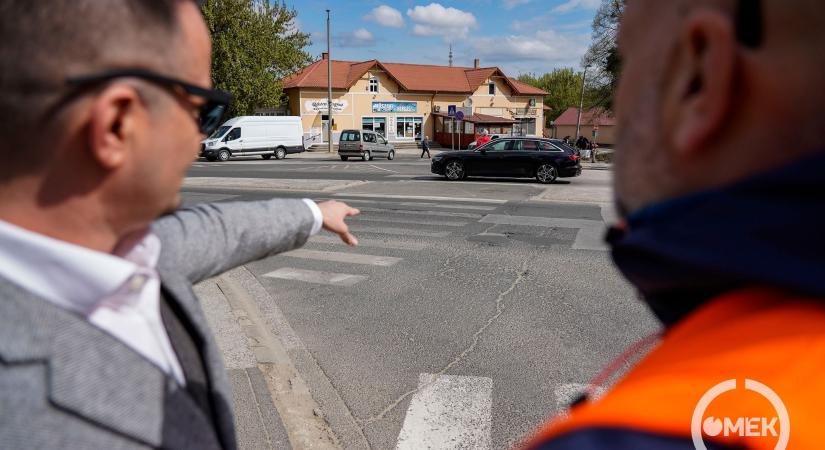 Jelzőlámpát szerelnek fel a forgalmas ózdi kereszteződésbe
