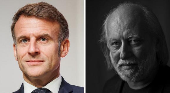 A francia elnök levélben köszöntötte Krasznahorkai Lászlót