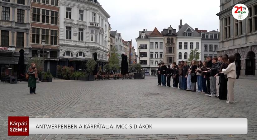 Antwerpenben a kárpátaljai MCC-s diákok (videó)