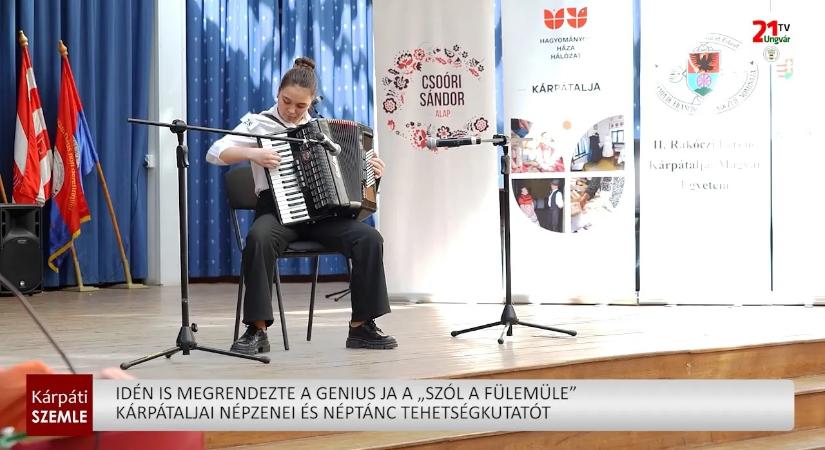 Idén is megrendezte a GENIUS JA a „Szól a fülemüle” kárpátaljai népzenei és néptánc tehetségkutatót (videó)