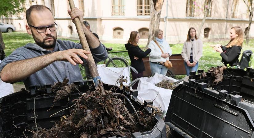 Bővül a szegedi komposzthálózat: a TIK-nél is megnyílik egy lakossági komposztpont – galériával