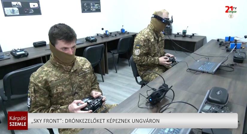 „Sky Front”: drónkezelőket képeznek Ungváron (videó)