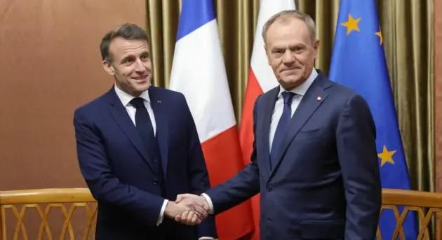 Védelmi ipar, nukleáris elrettentés, űrkutatás: ismertté váltak Macron és Tusk találkozójának részletei