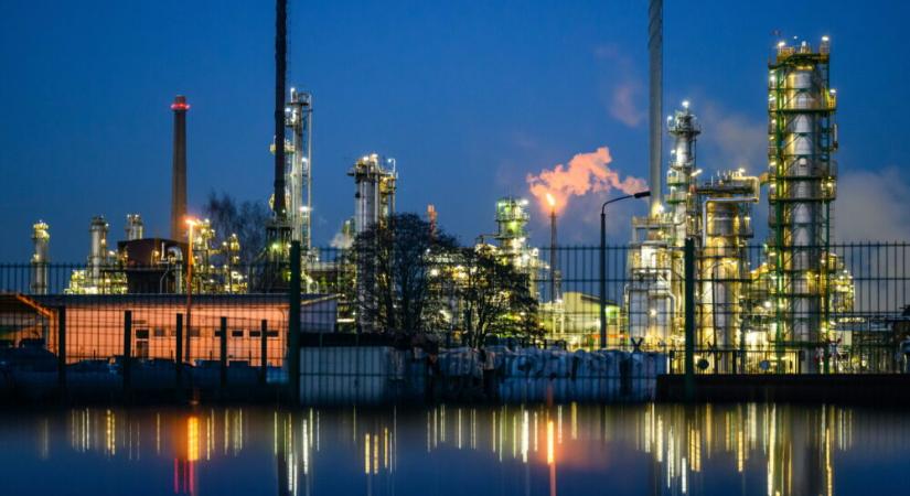 A schwedti olajfinomító Németországban