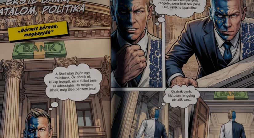 Pert indít az Erste Bank a Magyar Péter lejáratását célzó képregény miatt