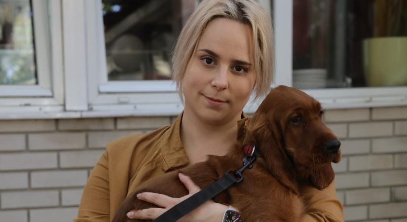 Tarján Zsófi kutyája máris díjakat nyert egy szépségversenyen